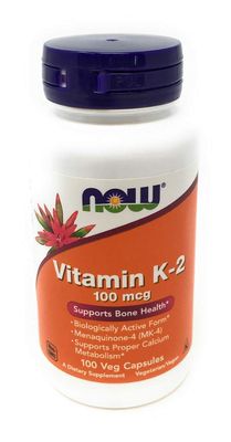 Now Foods, K-2 100mg, 100 Capsules