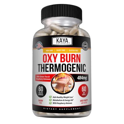 Kaya Naturals Supreme Fat Burner - Weight Loss Pills Women &amp; Men - Appetite Suppressant Supplement - Powerful Thermogenic Diet Pills - Natural Energy Boost Oxy Burn 60 Count