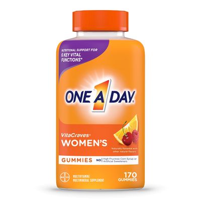 One A Day Womens Multivitamin Gummies, Multivitamin For Women with Vitamin A, C, D, E and Zinc for Immune Health Support*, Calcium &amp; more, 170 count