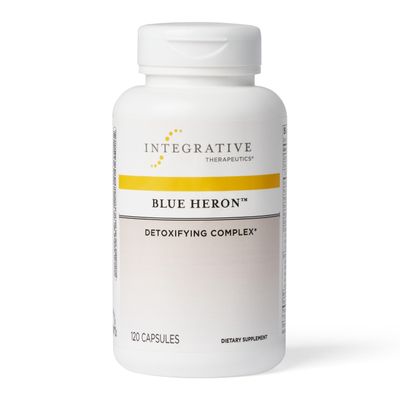 Integrative Therapeutics Blue Heron - Detox Complex with Dietary Fiber, Herbs and Probiotics - Supports Colon Function - Includes Fenugreek - Dairy Free - 120 Capsules