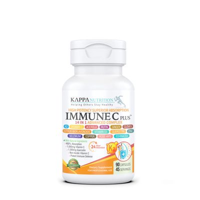 (90 Capsules), Quercetin 1,000mg, Vitamin C 1,000mg, Zinc 50mg, Vitamin D3 5,000iu, Selenium, Copper, Acerola, Ginger, Rutin, Bitter Orange, Rose Hips, Echinacea, Immune C Plus, 14 in 1 Immune C Plus