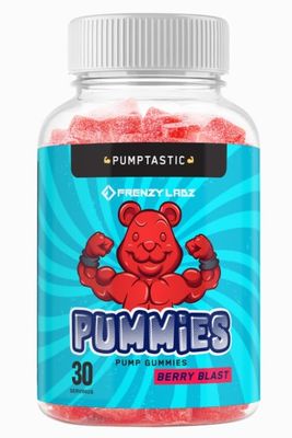 Frenzy Labz Pummies - Performance Gummies - Glycerol Pre-Workout - Muscle Pumps -Hydration - Endurance - Athletic Performance - Caffeine Free - 120 Gummies