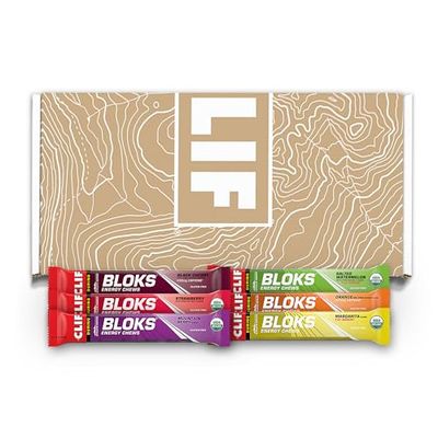 CLIF BLOKS - Energy Chews - Variety Pack - Non-GMO - Plant Based - Fast Fuel for Cycling and Running - Quick Carbohydrates and Electrolytes - 2.12 oz. Packets (12 Count)
