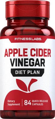 Piping Rock Apple Cider Vinegar Capsules | 84 Pills | with Vitamin B12, Chromium, and Cayenne | Non-GMO, Gluten Free Supplement | by Fitness Labs