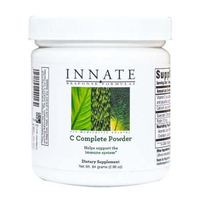 INNATE Response Formulas C Complete Powder - Antioxidant Vitamin C Powder Supplement - Helps Support The Immune System -Vegetarian and Non-GMO - 2.96 Oz. (30 Servings)