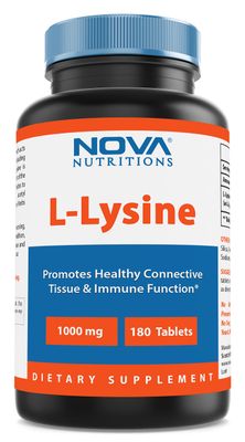 Nova Nutritions L-Lysine 1000 mg - 180 Tablets