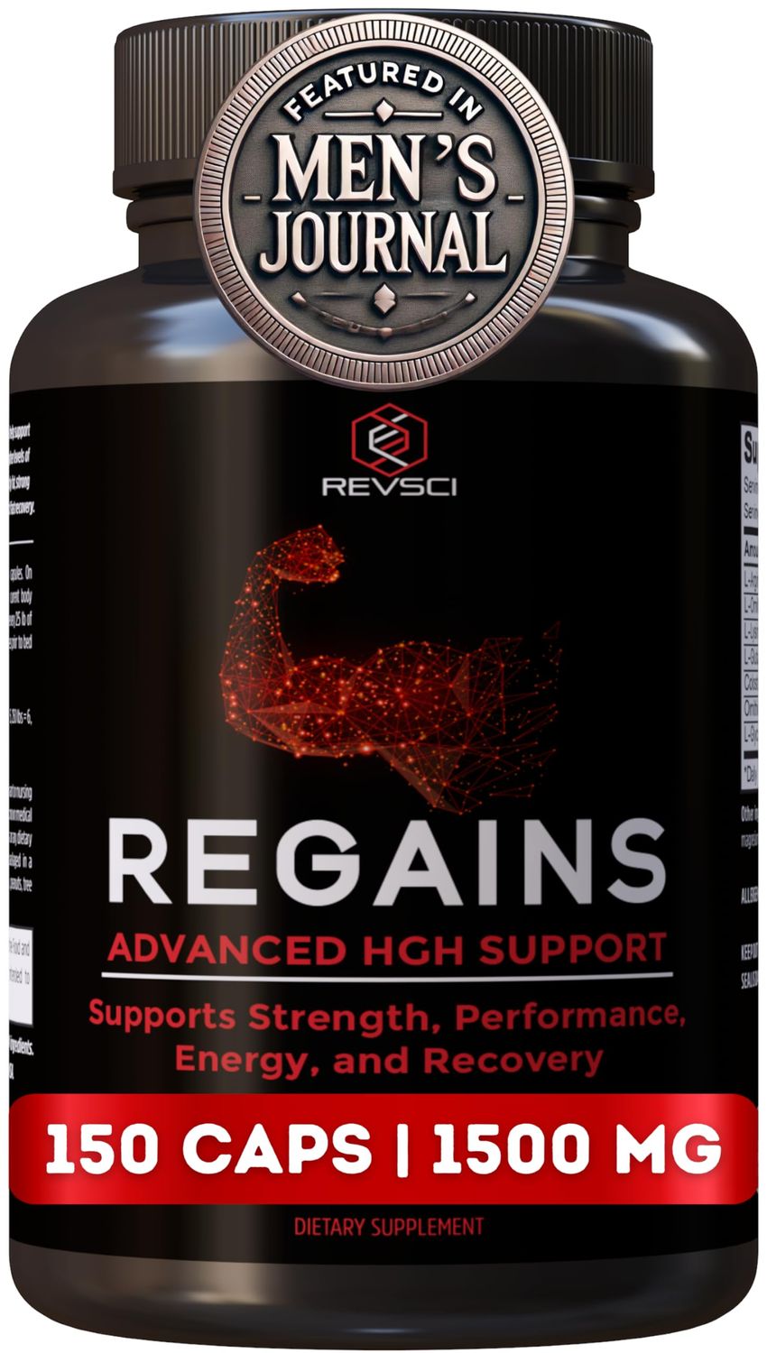 HGH Supplements for Men &amp; Women - Regains Natural Anabolic Muscle Growth Building &amp; Human Growth Hormone for Men, Muscle Builder for Men, Muscle Recovery Post Workout Supplement, 150 Protein Pills