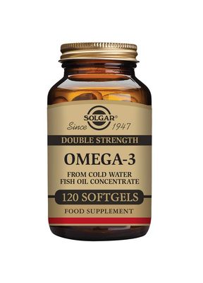 Solgar Double Strength Omega-3 700 mg, 120 Softgels - Fish Oil Supplement - Support for Cardiovascular, Joint &amp; Cellular Health - Contains EPA &amp; DHA Omega 3 Fatty Acids - Gluten Free - 120 Servings