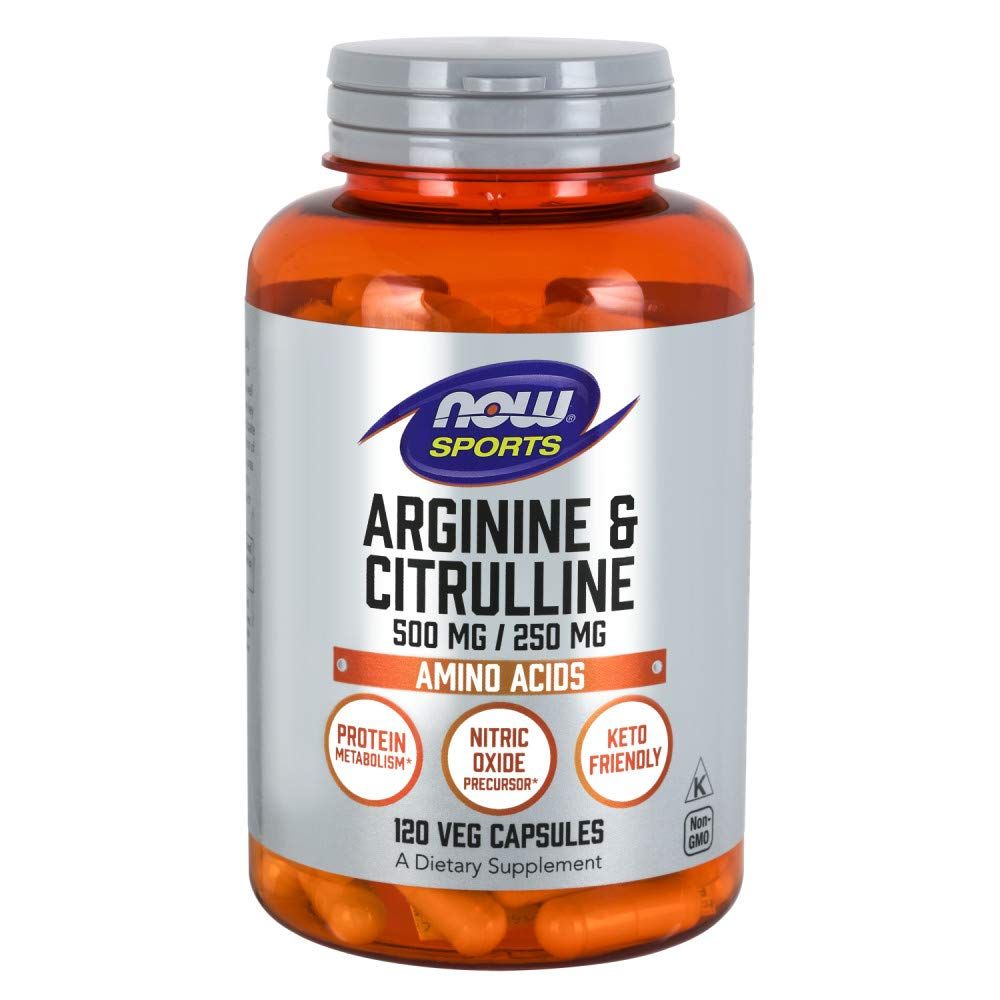 Now Foods Arginine &amp; Citrulline Veg Capsules, 120 count