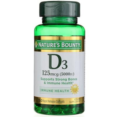 Nature&#39;s Bounty, D 5000 Iu Softgels, 100 ct