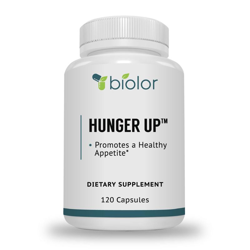 Biolor HungerUp - Appetite Stimulant (with No Artificial Fillers) - Effective Weight Gain Pills with Fenugreek Extract to Increase Appetite and Gain Weight