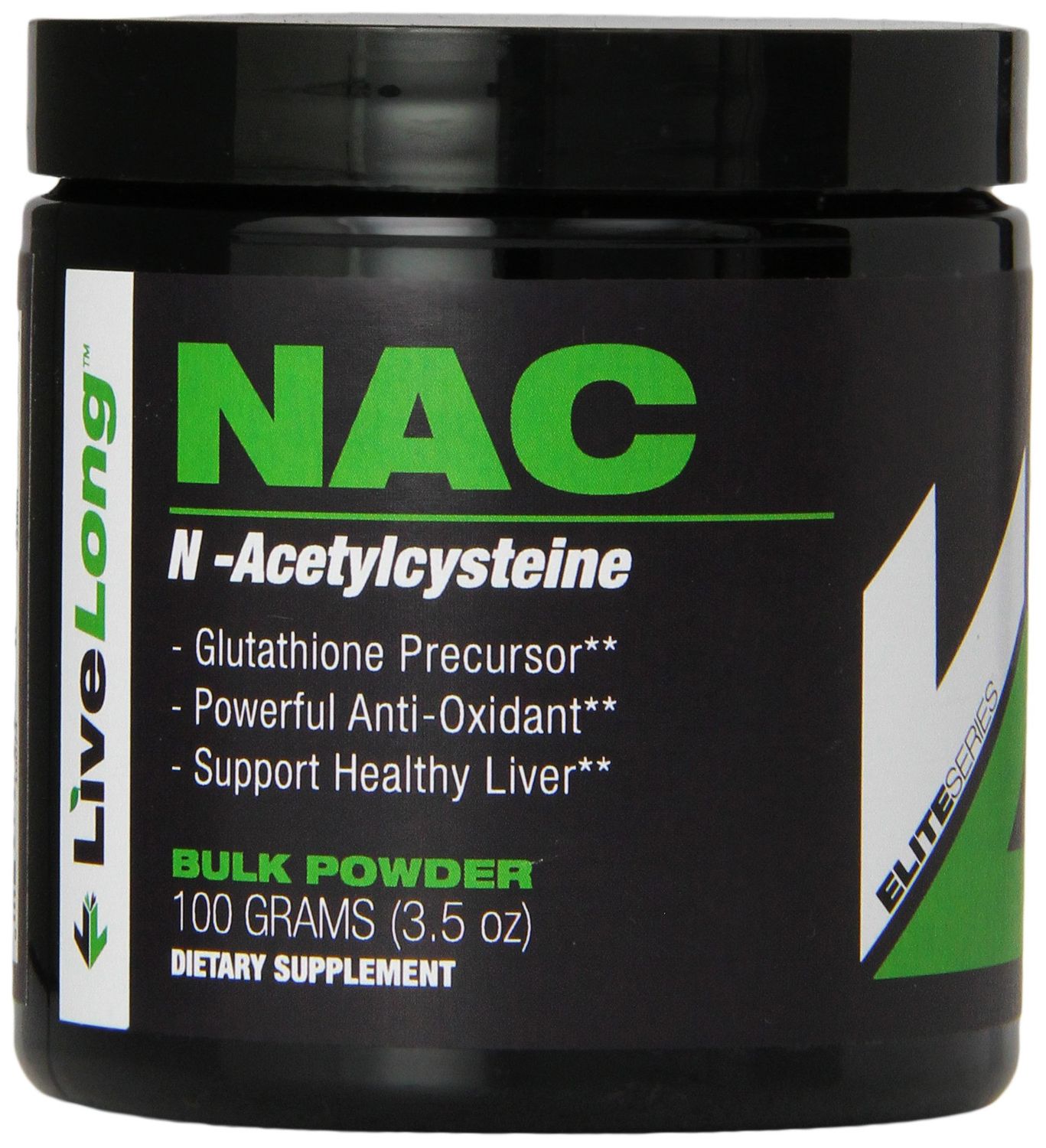 Pure N-Acetyl L-Cysteine (NAC) Powder, Liver Health and Cellular Support,Bulk Supplements, NAC for Bodybuilding and General Wellness and Antioxidant Supports Glutathione, 3.5 Oz (Packaging May Vary)