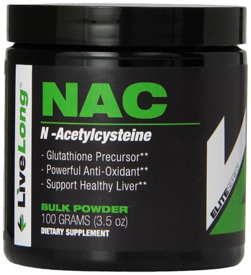 Pure N-Acetyl L-Cysteine (NAC) Powder, Liver Health and Cellular Support,Bulk Supplements, NAC for Bodybuilding and General Wellness and Antioxidant Supports Glutathione, 3.5 Oz (Packaging May Vary)