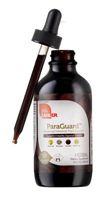 Zahler - ParaGuard Liquid Drops - Gut Health Supplement - Formula has Wormwood, Garlic Bulb, Pumpkin Seed, Clove &amp; More - Natural Support for Humans - Certified Kosher (4 Oz) (4 oz., Drop)