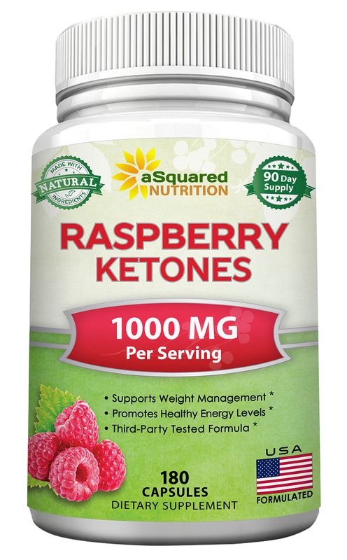 aSquared Nutrition Natural Raspberry Ketones 1000mg-180 Capsules-Weight Loss Supplement, Max Strength Plus Appetite Suppressant Diet Pills, Premium Lean Health Powder to Boost Pure Energy &amp; Metabolism