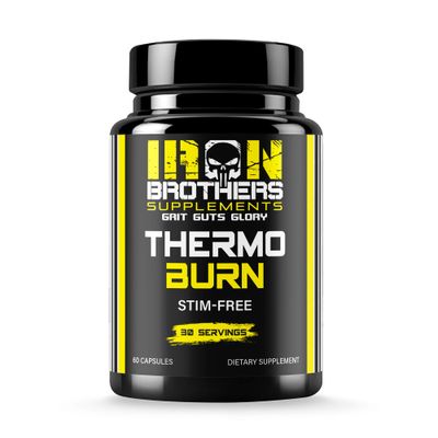 Iron Brothers Supplements Stimulant Free Fat Burners for Women and Men - Weight Loss - Non Stim Thermogenic Fat Burner - Dietary Supplement - Metabolism Booster with Cayenne Pepper - 30 Day Supply