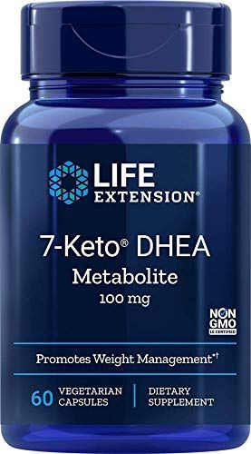 Life Extension 7-Keto DHEA 100 Mg, 60 vegetarian capsules (120)