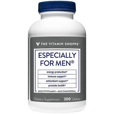 The Vitamin Shoppe Especially for Men Multivitamins, Nutrients &amp; Herbs for Men&#39;s Wellness, Antioxidant Support, Immunity &amp; Prostate Health (300 Tablets)