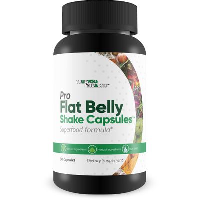 Pro Flat Belly Shake Capsules - Gut Cleanse to Help Reduce Bloating - Body Cleanse &amp; Digestive Cleanse - Support Overall Health with Cleansing - Help Clear Waste &amp; Toxins with Cleanse Supplements