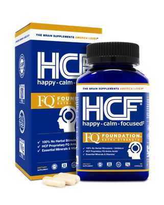 HCF A20 Microbead Brain Supplements for Memory and Focus + Brain Support, Calm, Mood, Alertness, Attention, Vision, Sleep, Immune System, 20 Premium Nootropic Nutrients Multivitamin &amp; 7 Advances Tech