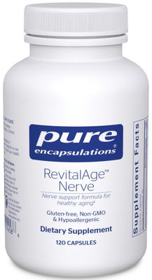 Pure Encapsulations Revita-Age Nerve | Hypoallergenic Supplement for Enhanced Cardiovascular, Metabolic and Neurocognitive Support | 120 Capsules