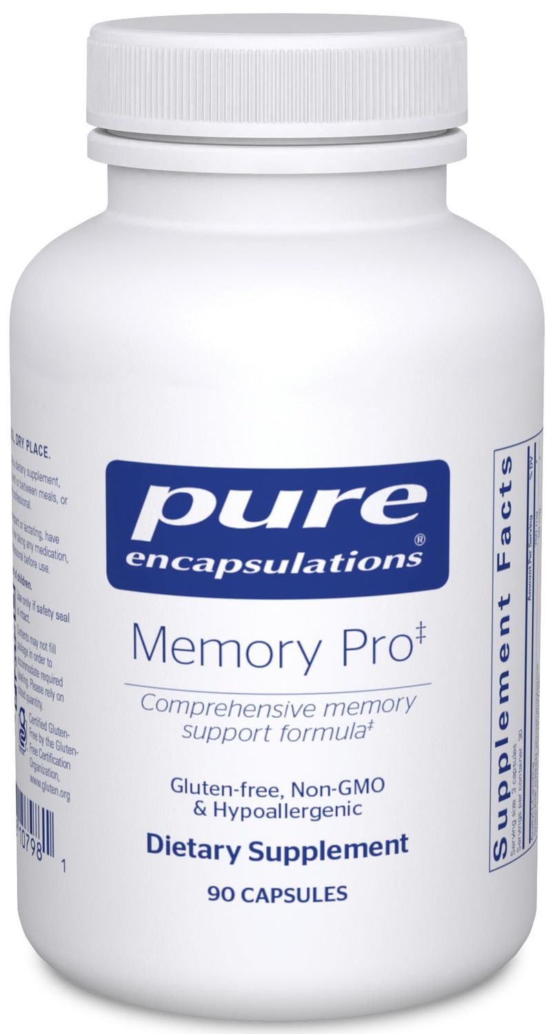 Pure Encapsulations Memory Pro | Comprehensive Memory Support Formula | 90 Capsules