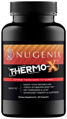 Nugenix Thermo-X: Thermogenic Fat Burner Supplement for Men, Extreme Metabolic Accelerator, 60 Count