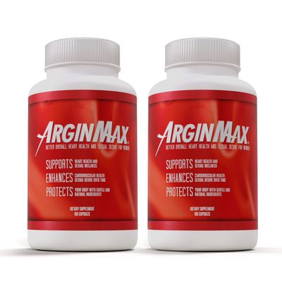 ArginMax Women&#39;s L Arginine Supplement Pre Workout Pills - Nitric Oxide Blood Flow, Oxygen Booster, Nitric Oxide Supplement - Sports Nutrition Nitric Oxide Boosters - 2 Pack, 360 Capsules