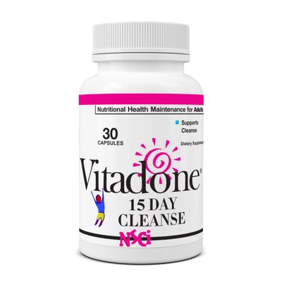 Vitadone Cleanse - to Be Taken Digestive Cleansing Supplement - Natural Laxative for Smooth Digestive Systems - Flaxseed, Psyllium, Aloe Vera - Balance &amp; Regularity - 30 ct.