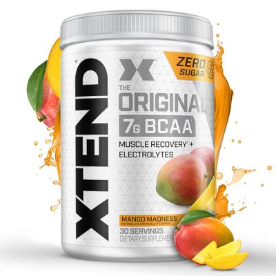 Xtend XTEND Original BCAA Powder 7g BCAA and 2.5g L-Glutamine, Sugar Free Post Workout Muscle Recovery Drink with Amino Acids for Men &amp; Women, 30 Servings