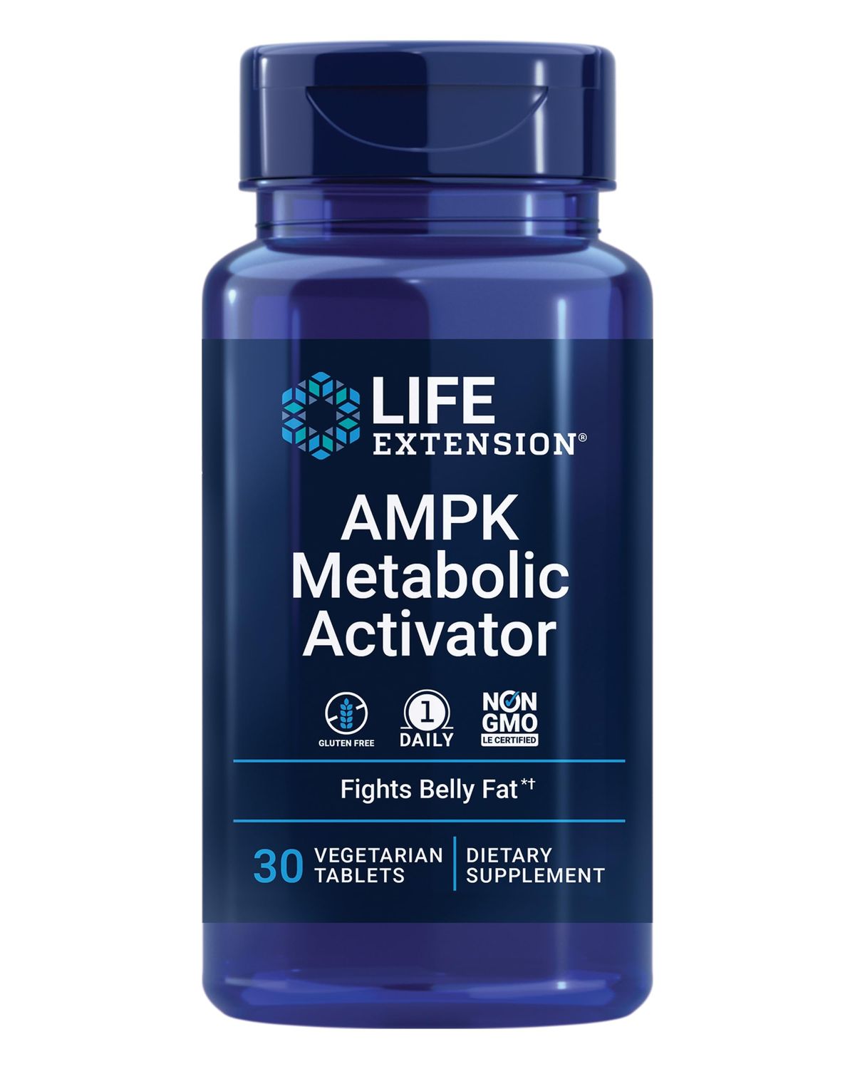 Life Extension AMPK Metabolic Activator, hesperidin, G. pentaphyllum, fight unwanted belly fat &amp; revitalize cellular metabolism, gluten-free, non-GMO, 30 Vegetarian Tablets