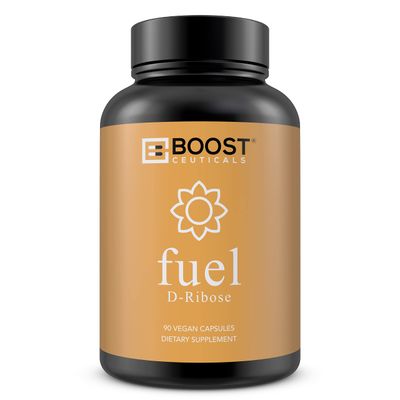 BoostCeuticals D Ribose - Vegan Pure Non GMO No Stearates Gluten Free - 90 500 mg D-Ribose Capsules Supplement