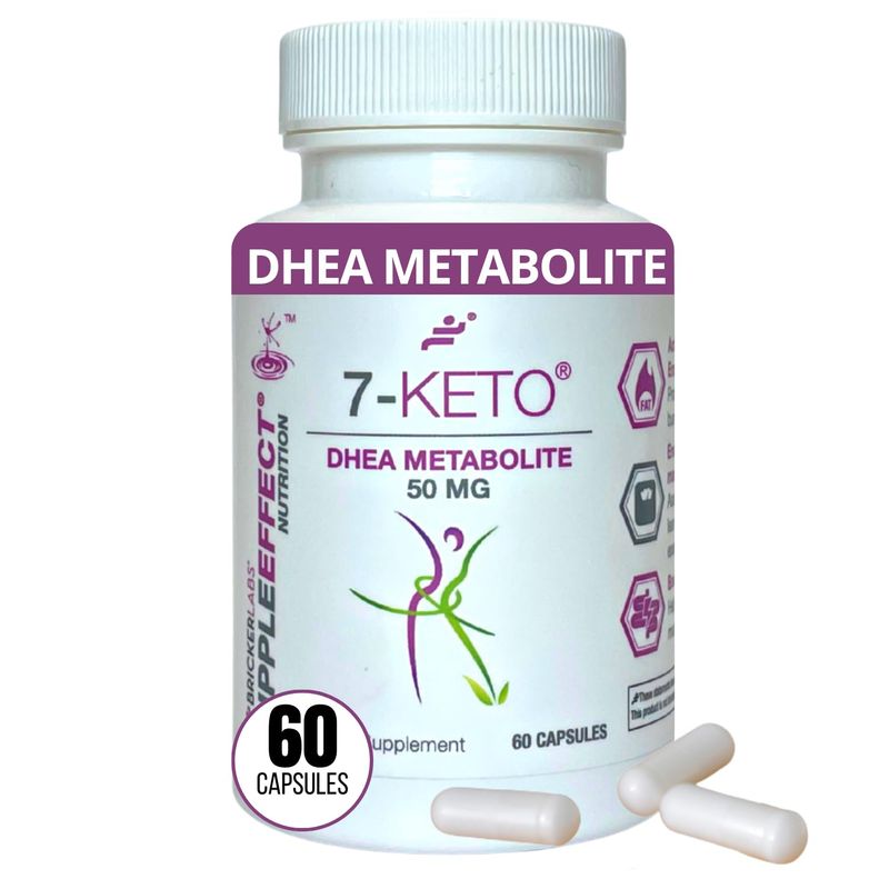 Bricker Labs 7-Keto DHEA Metabolite 50 mg Dietary Supplement for Weight Management, Safe and Effective Weight Management Support, 60 Capsules