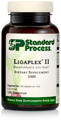 Standard Process Ligaplex II - Joint &amp; Bone Support Supplement - Manganese Supplement with Vitamin B12, Vitamin A &amp; Vitamin D - Skeletal System &amp; Joint Support Supplement - 150 Capsules