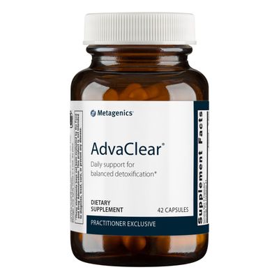 Metagenics AdvaClear - Daily Support for Detoxification* - Detox Supplements* - with Vitamin B12, Pantothenic Acid &amp; Zinc Citrate - 42 Capsules