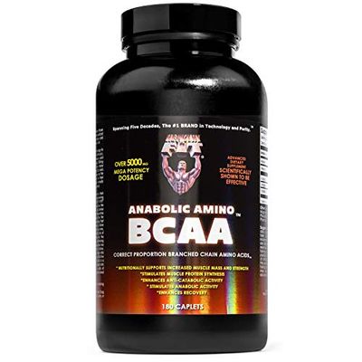 Healthy &#39;N Fit Anabolic Amino BCAA - 180 Caplets - Correct Proportion Branched Chain Amino Acids