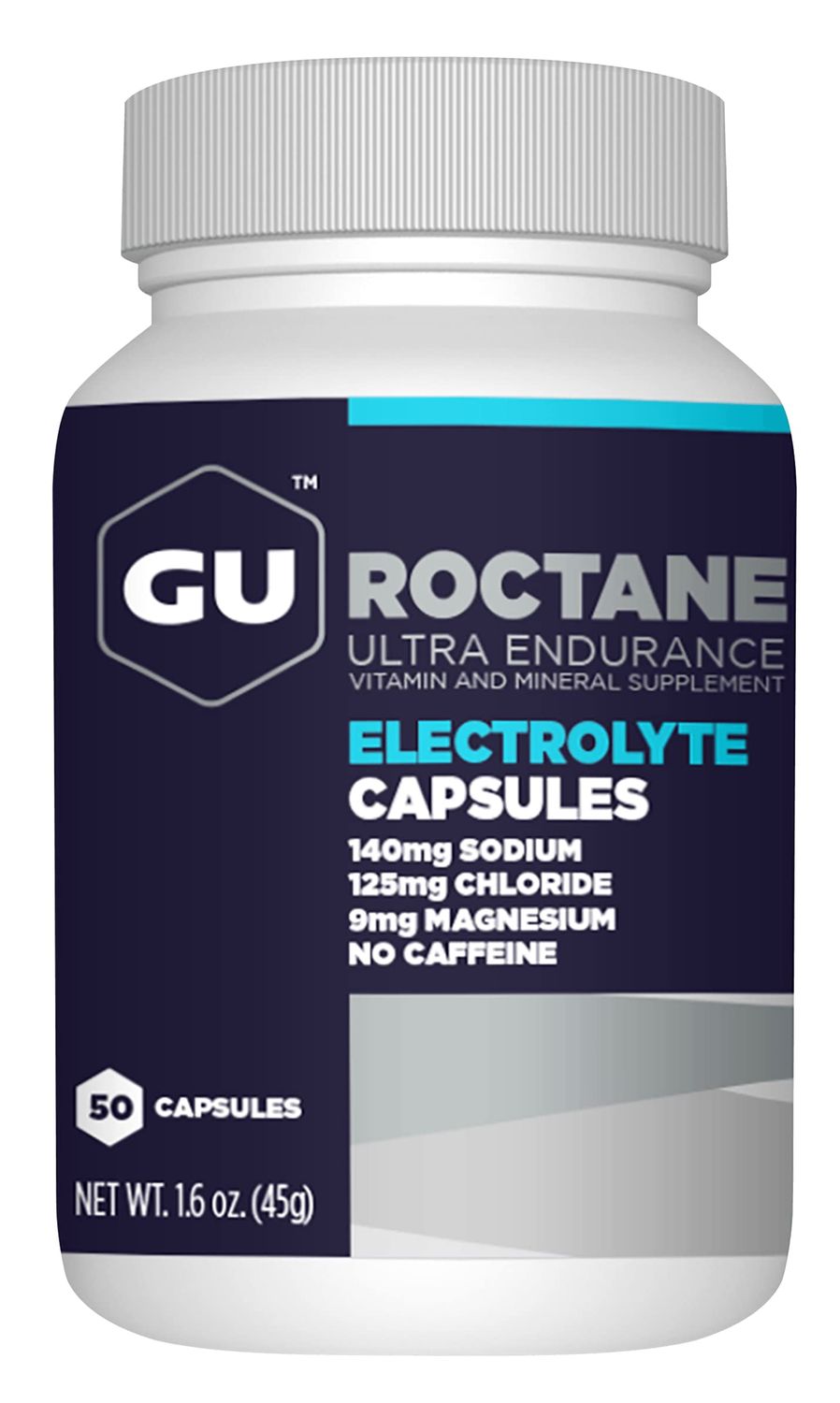 GU Energy Roctane Ultra Endurance Electrolyte Capsules,Informed Choice, Energy for Before, During or After Any Workout, 50-Count Bottle