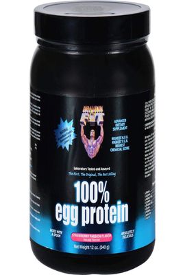 Healthy &#39;N Fit 100 Percent Egg Protein, Strawberry Passion, 12 Ounce