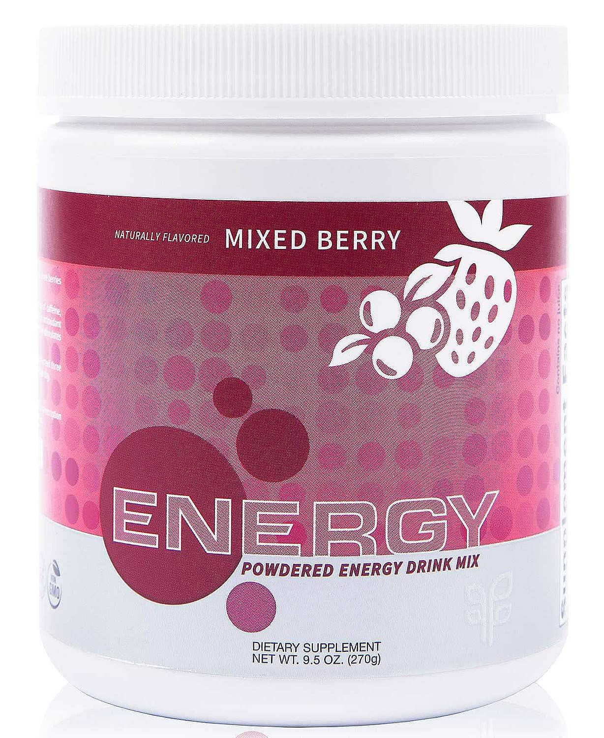 Pure Energy with Wheat Grass Mixed Berry Sugar-Free Powder Mix Dietary Supplement Net Wt. 9.5 oz (270g)