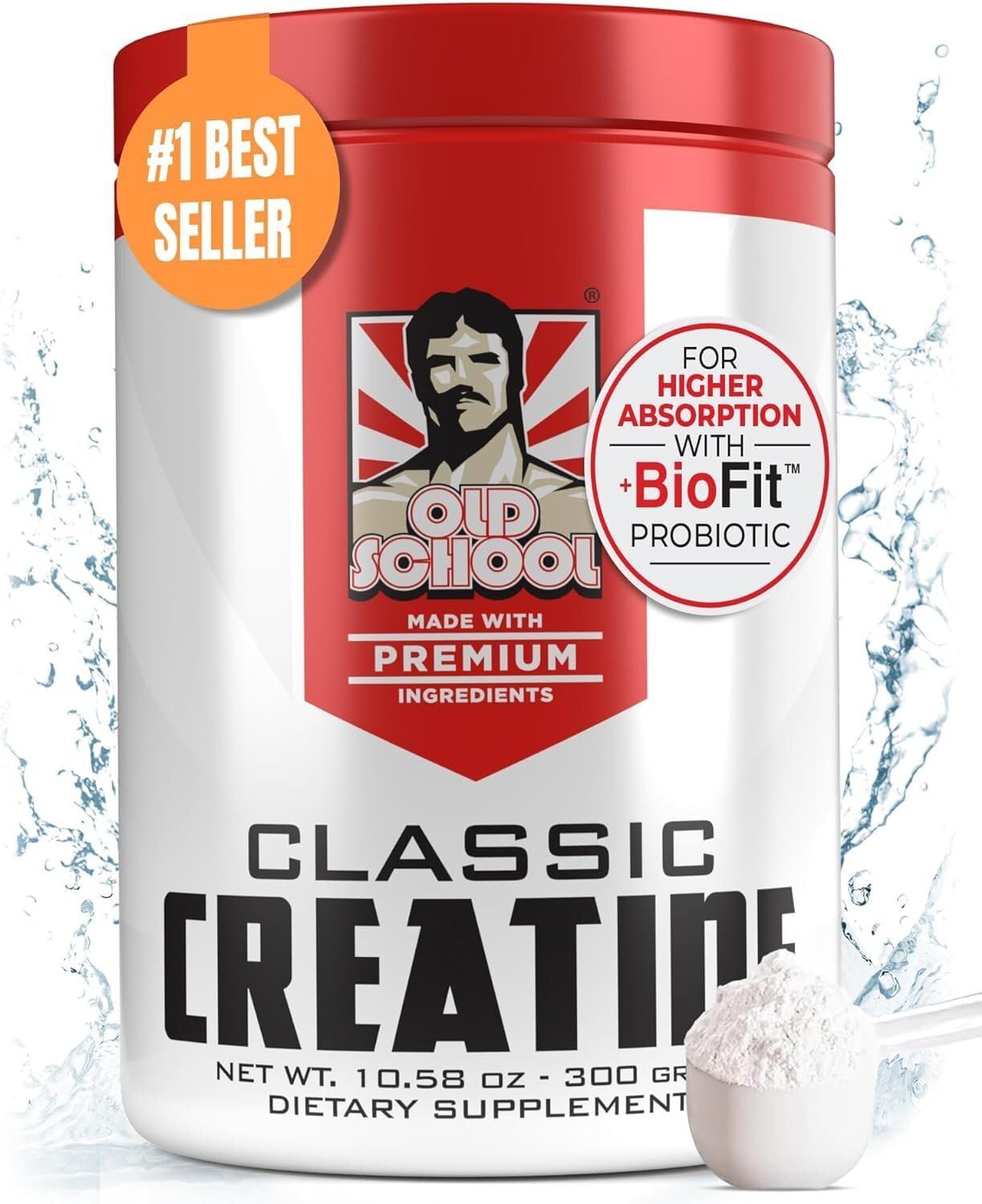 5000mg Micronized Creatine Monohydrate Powder + BioFit (Max Absorption) - Supports Muscle Growth, Strength, Endurance, Focus, Brain, Performance &amp; Recovery - USA Made - Men &amp; Women - 60 Servings