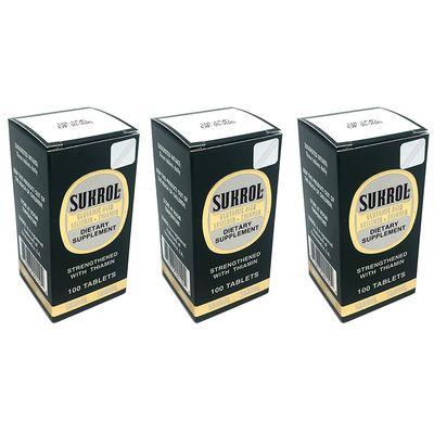 Sukrol Dietary Supplement 100 Tablets