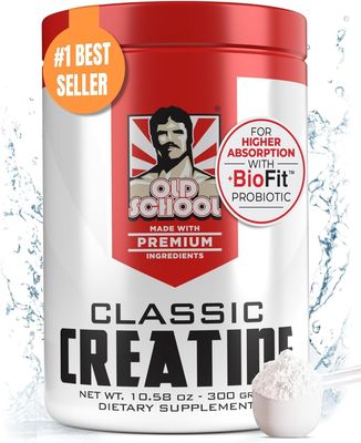 5000mg Micronized Creatine Monohydrate Powder + BioFit (Max Absorption) - Supports Muscle Growth, Strength, Endurance, Focus, Brain, Performance & Recovery - USA Made - Men & Women - 60 Servings