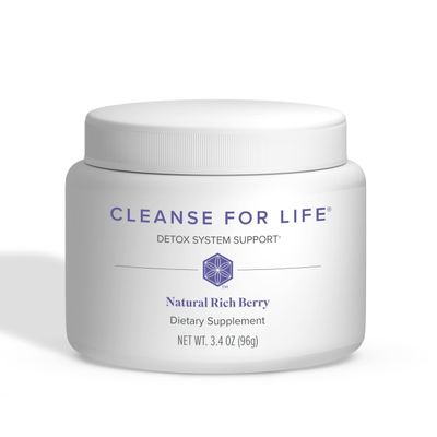 Isagenix Cleanse for Life - Powder Supplement for Cleanse Drink with No Laxatives or Diuretics - Support Metabolism with Vitamin B12 &amp; Niacin - Natural Rich Berry -3.4 Oz (16 Servings)