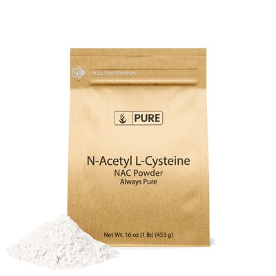 PURE ORIGINAL INGREDIENTS NAC N-Acetyl L-Cysteine Powder (1 lb) Lab Verified, Always Pure, No Fillers