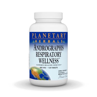 Planetary Herbals Andrographis Respiratory Wellness 895mg, Supports Healthy Immunity, 120 Tablets