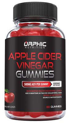 Apple Cider Vinegar Gummies - 1000mg - Formulated to Support Normal Energy Levels &amp; Gut Health - Supports Digestion, Detox &amp; Cleansing - ACV Gummies W/VIT B12, Beetroot (60 Gummies)