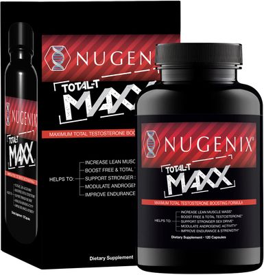 Nugenix Total-T Maxx - Maximum Total Testosterone Booster for Men, 120 Count