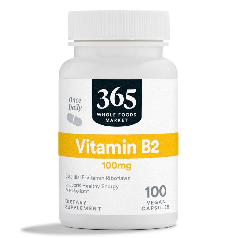 365 by Whole Foods Market, Vitamin B2 100Mg, 100 Veg Capsules