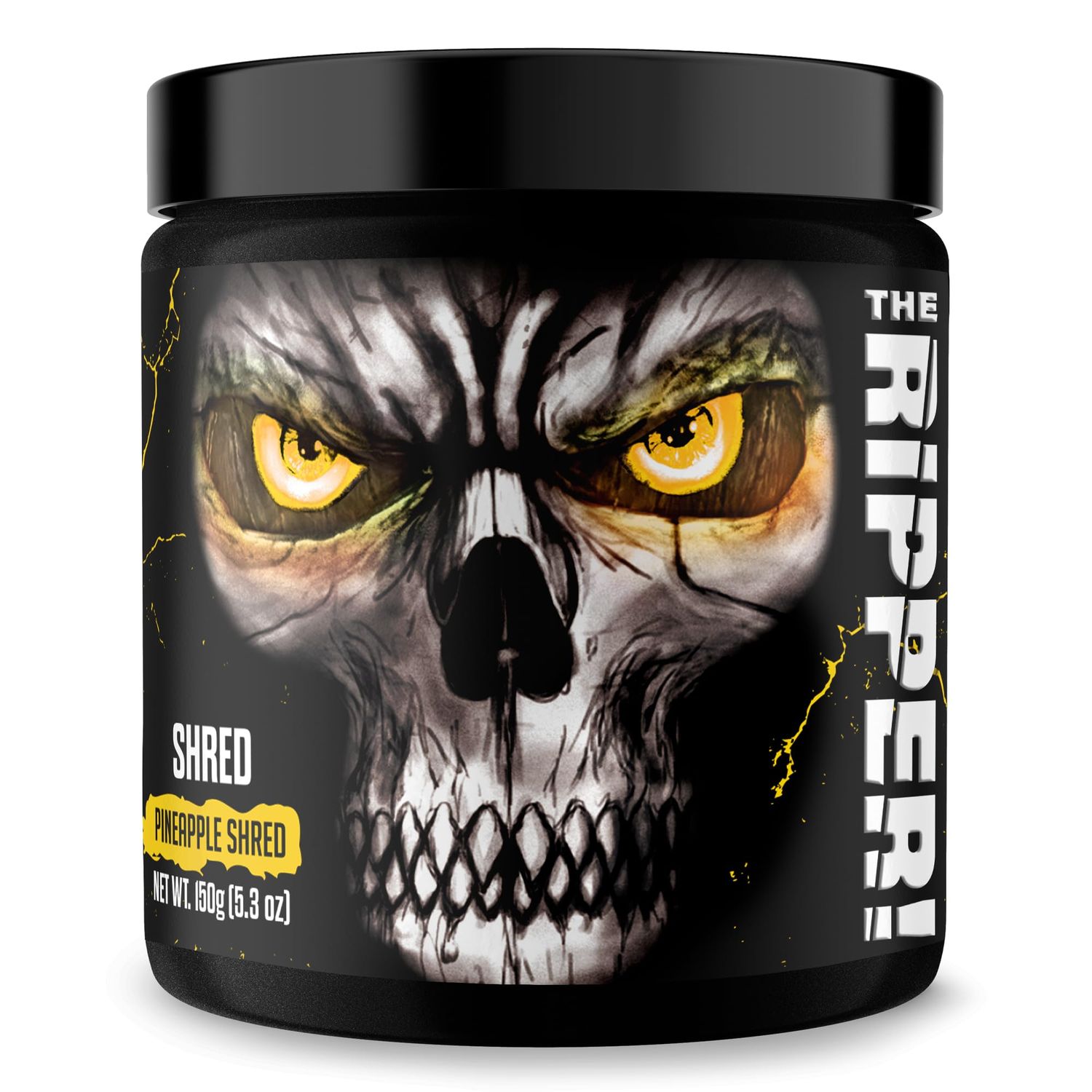 JNX SPORTS The Ripper! Shredding Thermogenic Fat Burner - Pineapple Shred 30 Servings | Advanced Fast Acting Thermogenic Pre-Workout, Appetite Suppressant for Men &amp; Women
