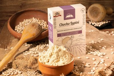 Export Global Opportunity Inc. ALLPA Viva Chocho Lupini Protein Powder, Non-GMO, Gluten-Free Superfood, Perfect for Baking &amp; Smoothies, Unsweetened 225 gr